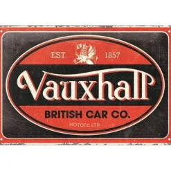 Cavetown Metalen Borden|Vauxhall - Vintage Oval - metalen bord