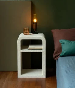 Dutchbone Bijzettafels|Veda Bed Bijzettafel MDF 40cm