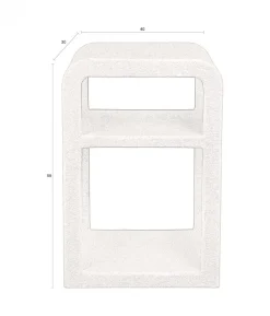 Dutchbone Bijzettafels|Veda Bed Bijzettafel MDF 40cm