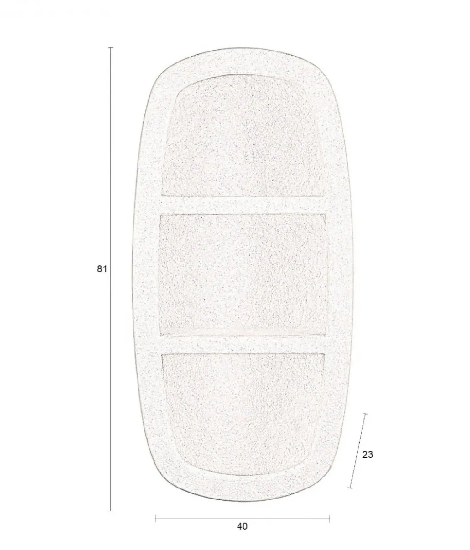 Dutchbone Wandkasten|Industriele Kasten|Veda Wandkast 2 Planken MDF 40cm