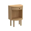 Nordhavn Nachtkastjes|Industriele Kasten|Velda Nachtkastje Naturel 40cm