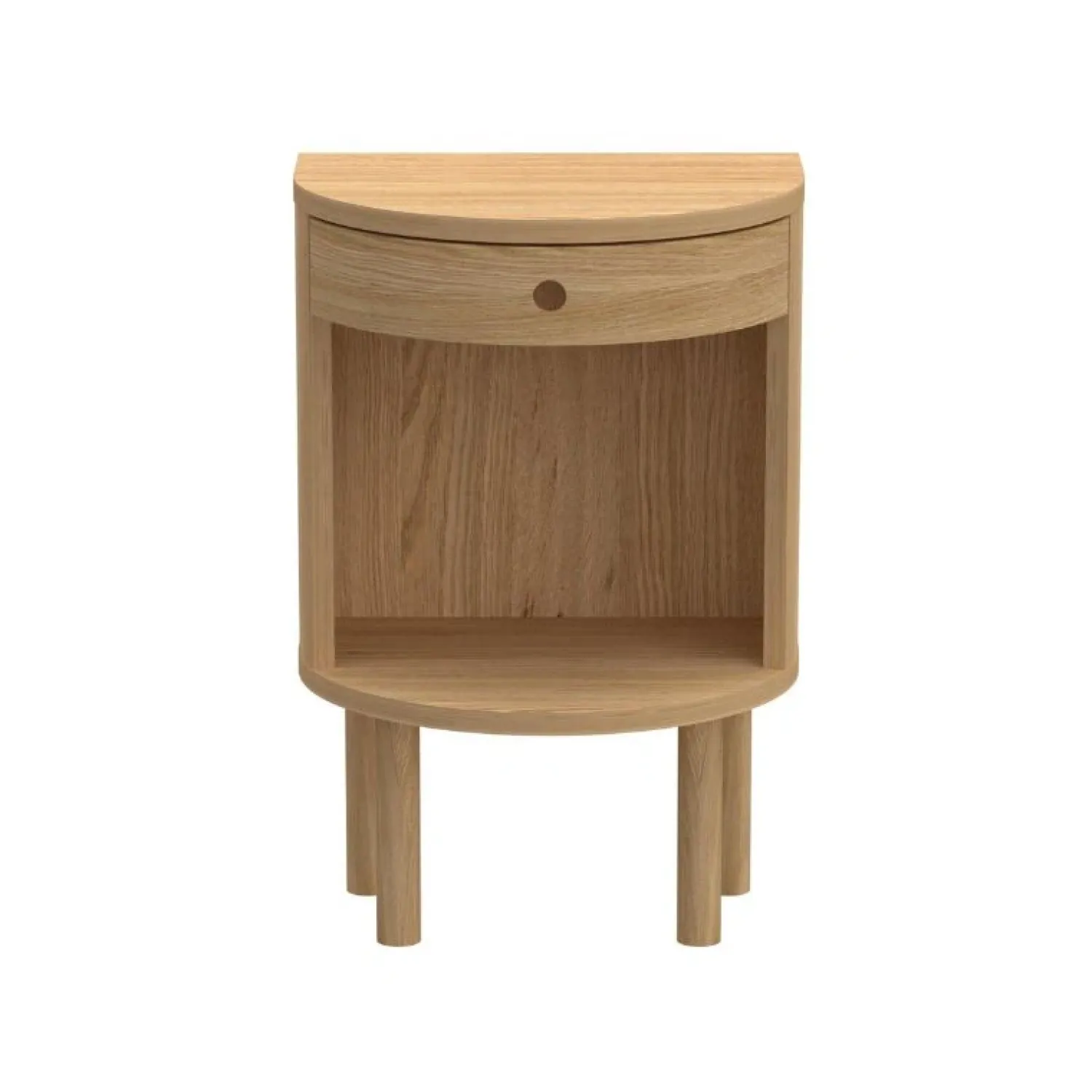 Nordhavn Nachtkastjes|Industriele Kasten|Velda Nachtkastje Naturel 40cm