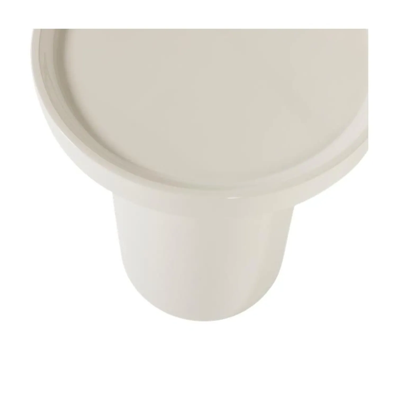 WOOOD Bijzettafels|Veluna Bijzettafel rond Hoogglans Zand 51cm