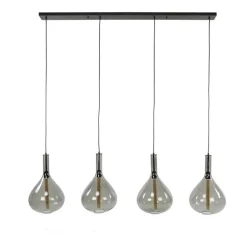 Kalfort Hanglampen|Victoria 4-lichts glazen hanglamp