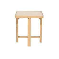 Eleonora Bijzettafels|Vidar Bijzettafel Naturel Travertin 40cm