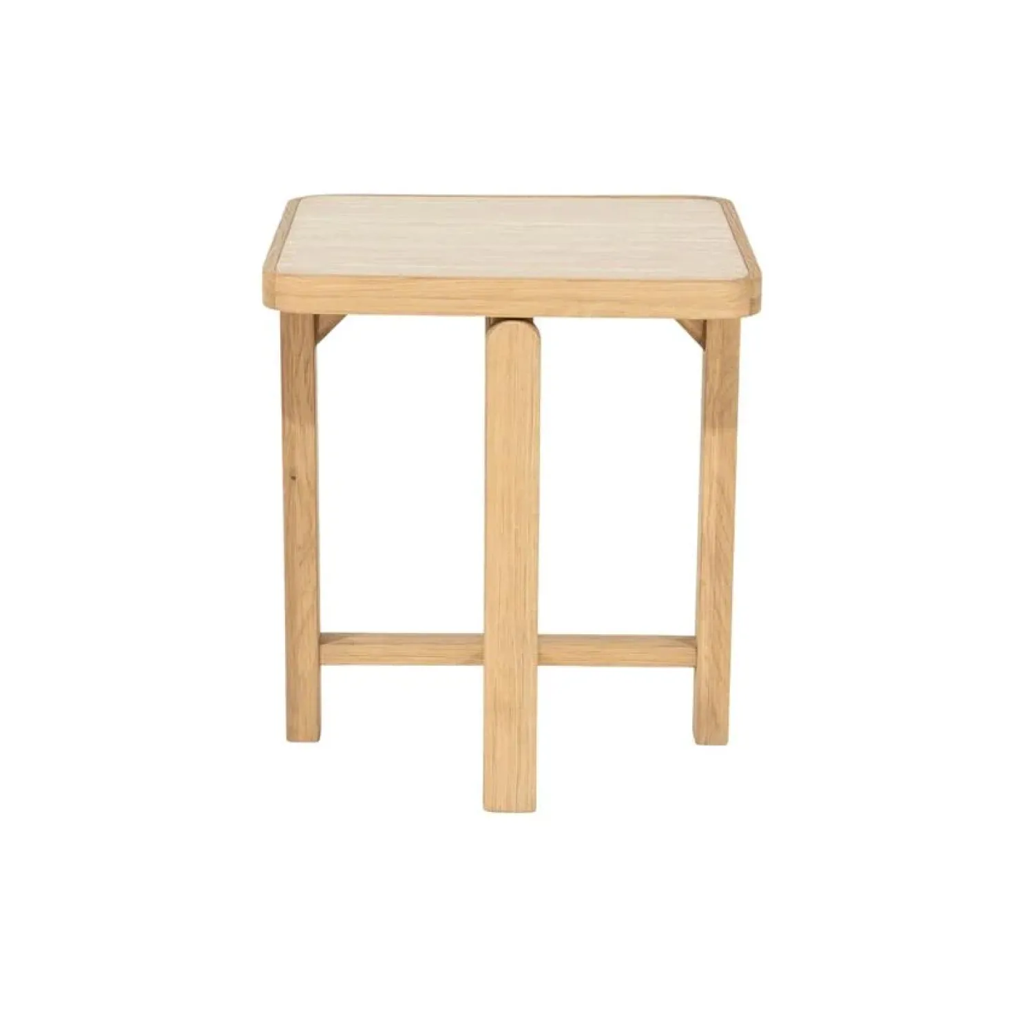 Eleonora Bijzettafels|Vidar Bijzettafel Naturel Travertin 40cm