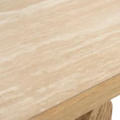 Eleonora Salontafels|Vidar Salontafel Naturel Travertin 80cm
