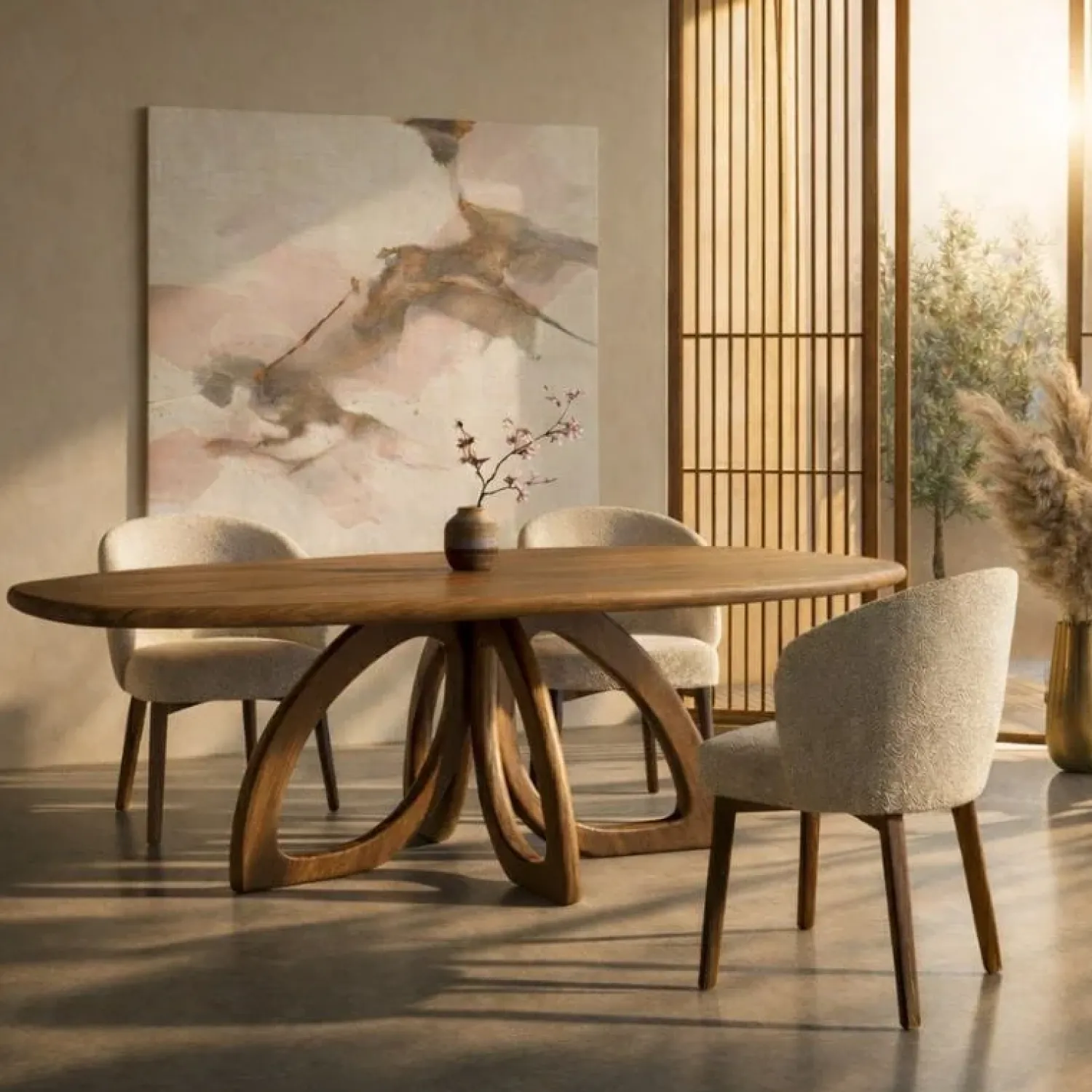Vane Living Eettafels|Vienna Eettafel deens ovaal walnoot 210cm