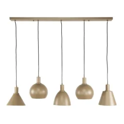 Kalfort Hanglampen|Vinci 5-lichts Hanglamp Beige