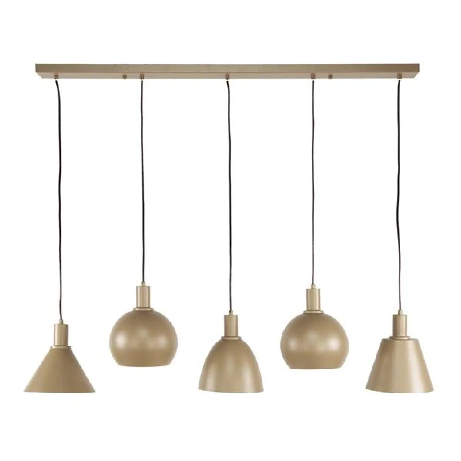 Kalfort Hanglampen|Vinci 5-lichts Hanglamp Beige