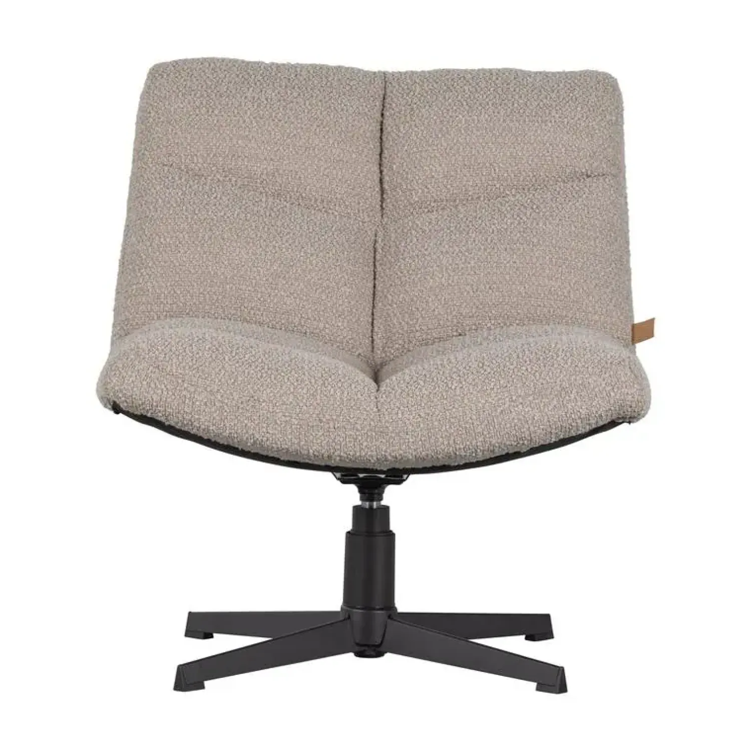 WOOOD Fauteuils|Vinny Draaifauteuil Boucle Zand