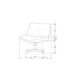 WOOOD Fauteuils|Vinny Draaifauteuil Boucle Zand