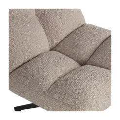 WOOOD Fauteuils|Vinny Draaifauteuil Boucle Zand