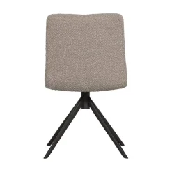WOOOD Eetkamerstoelen|Vinny Draaistoel Boucle Zand