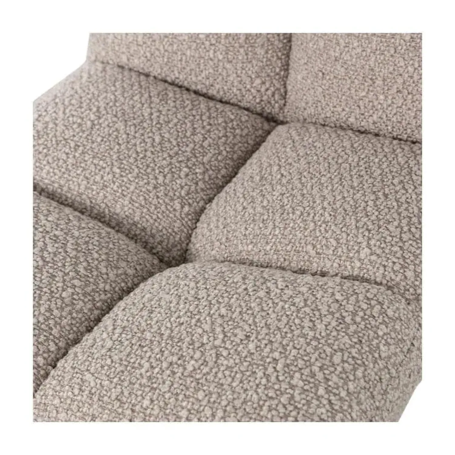 WOOOD Eetkamerstoelen|Vinny Draaistoel Boucle Zand