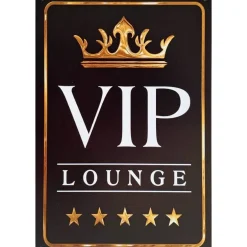 Cavetown Metalen Borden|VIP Lounge - metalen bord