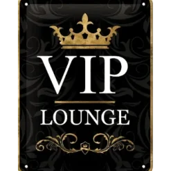 Cavetown Metalen Borden|VIP lounge - metalen bord