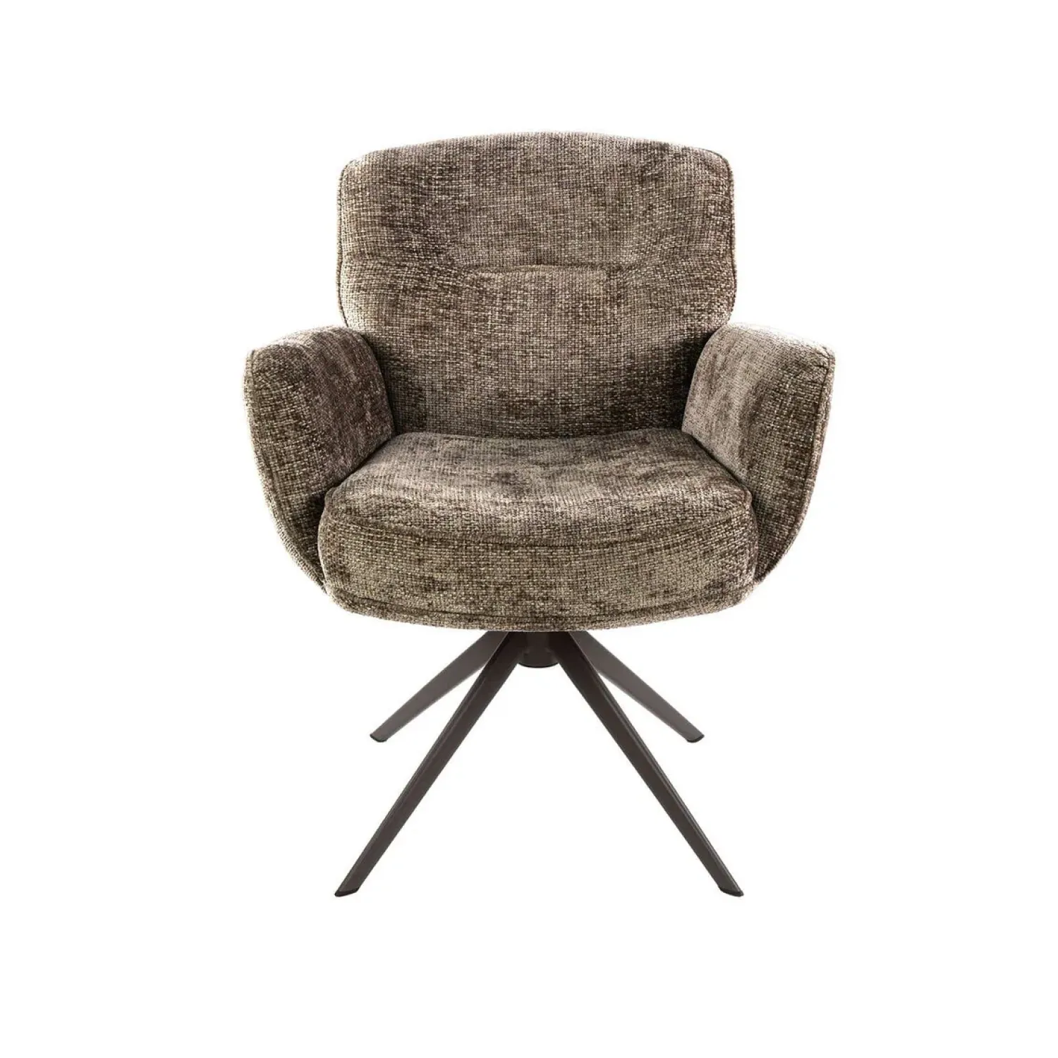 Kalfort Eetkamerstoelen|Vito Eetkamerstoel Hoven champagne-bruin