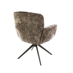 Kalfort Eetkamerstoelen|Vito Eetkamerstoel Hoven champagne-bruin
