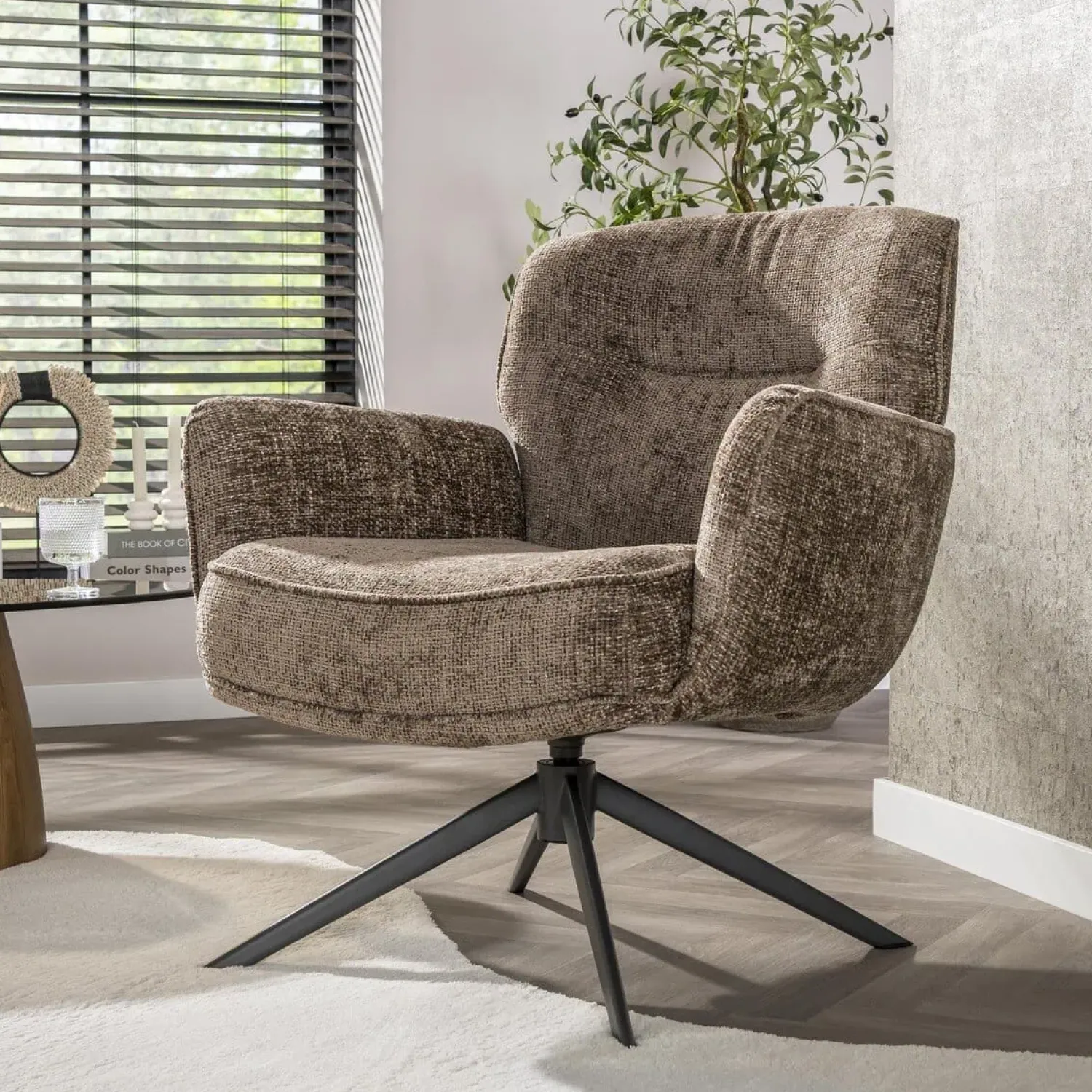 Kalfort Fauteuils|Vito Fauteuil hoven Champagne