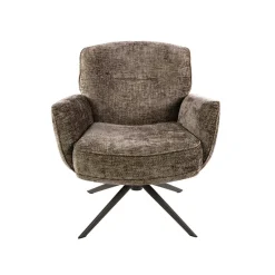 Kalfort Fauteuils|Vito Fauteuil Hoven champagne-bruin