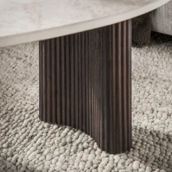 Kalfort Salontafels|Vittoria Salontafel Aperto Set van 2 keramiek Bruin 102cm