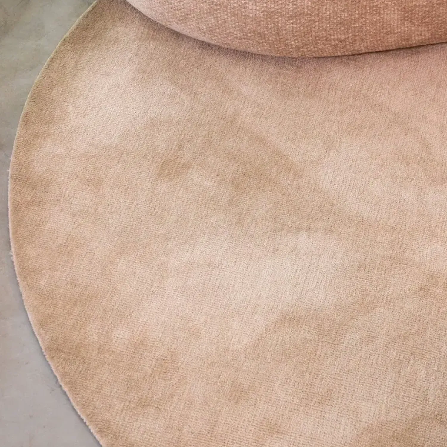 Label51 Vloerkleden|Vloerkleden Mila Taupe Rond 200cm