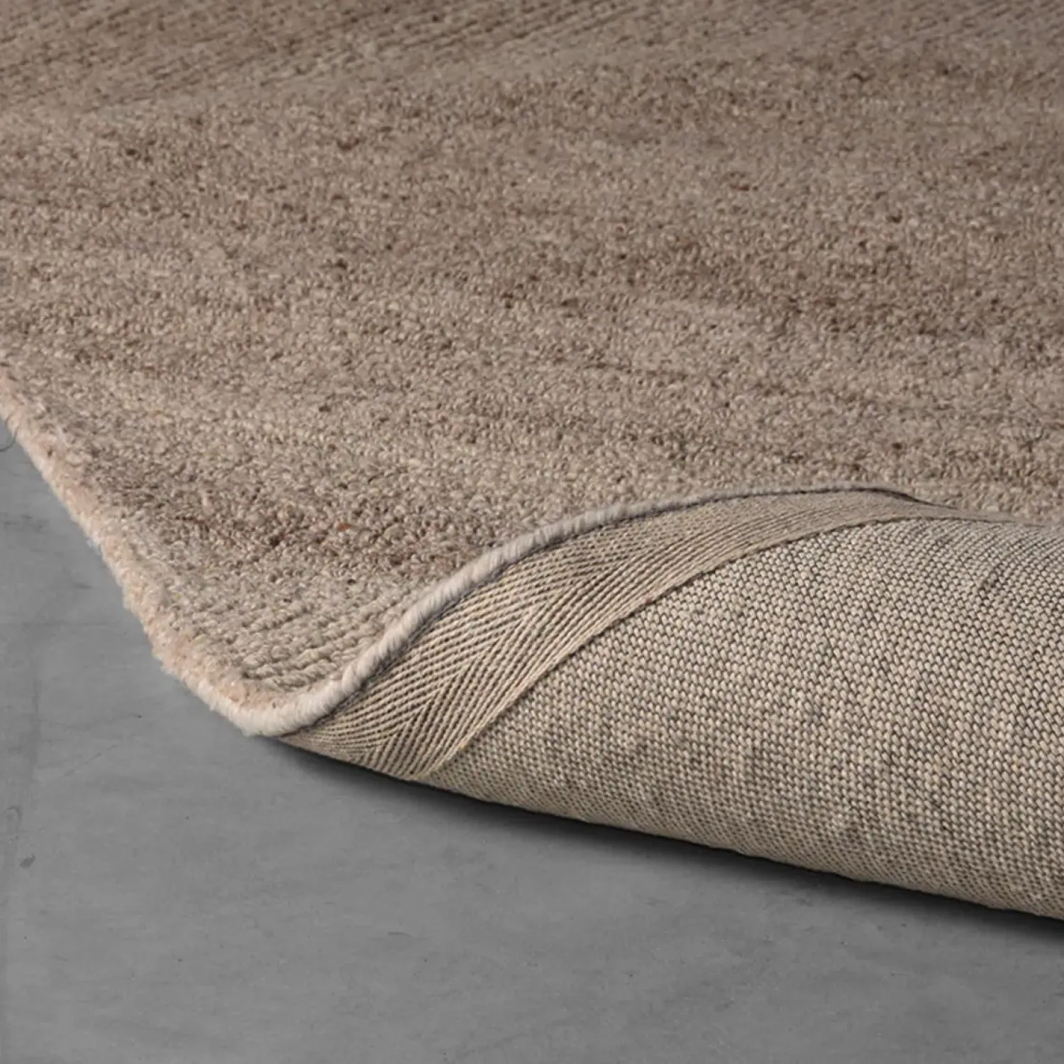 Label51 Vloerkleden|Vloerkleed Blendy Taupe Wol 200x300cm