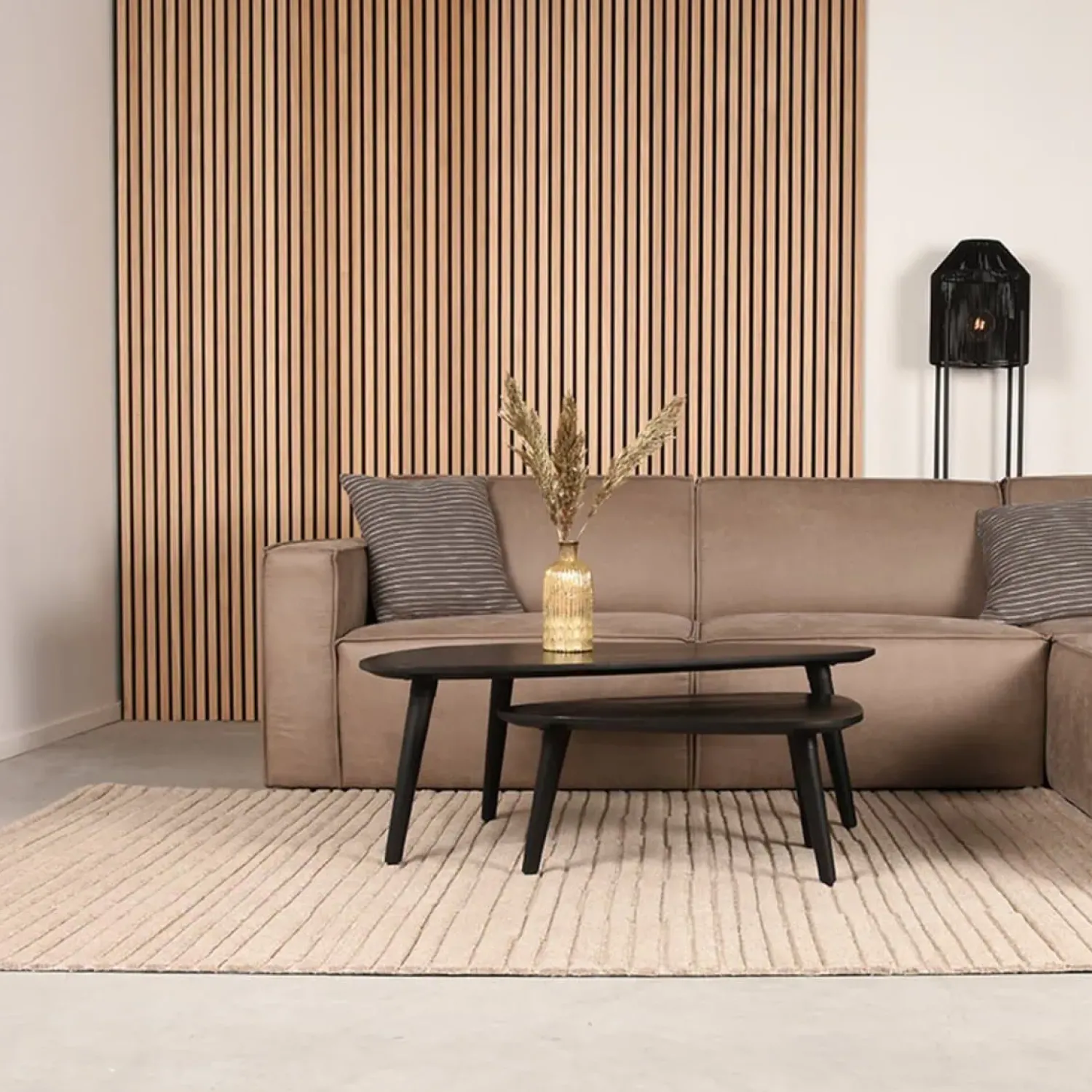 Label51 Vloerkleden|Vloerkleed Luxy Taupe Synthetisch 160x230cm
