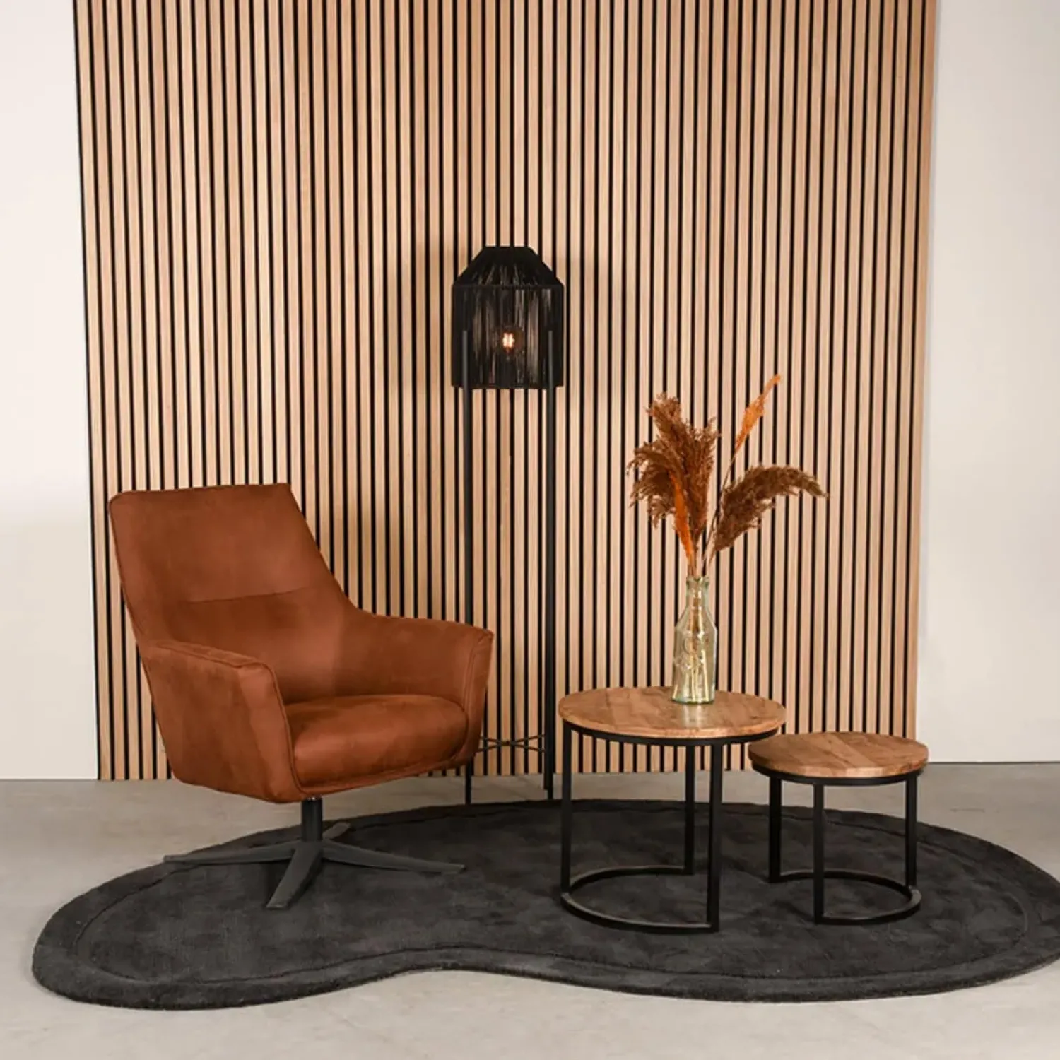Label51 Vloerkleden|Vloerkleed Mody Antraciet Synthetisch 160x230cm