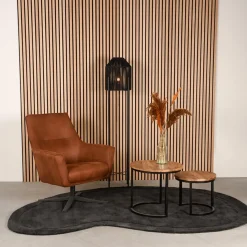 Label51 Vloerkleden|Vloerkleed Mody Antraciet Synthetisch 200x300cm