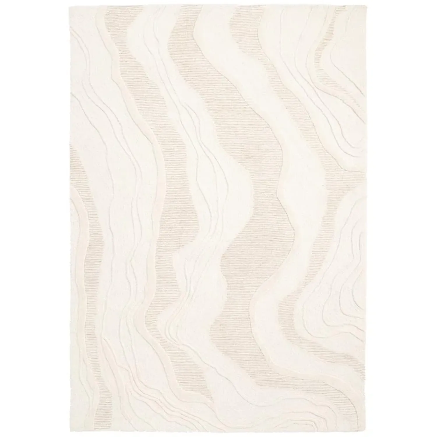 By Boo Vloerkleden|Vloerkleed Soil Wit 160x230cm