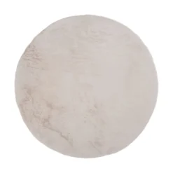 Decor 88 Vloerkleden|Vloerkleed Velluto Beige Rond ø200 cm