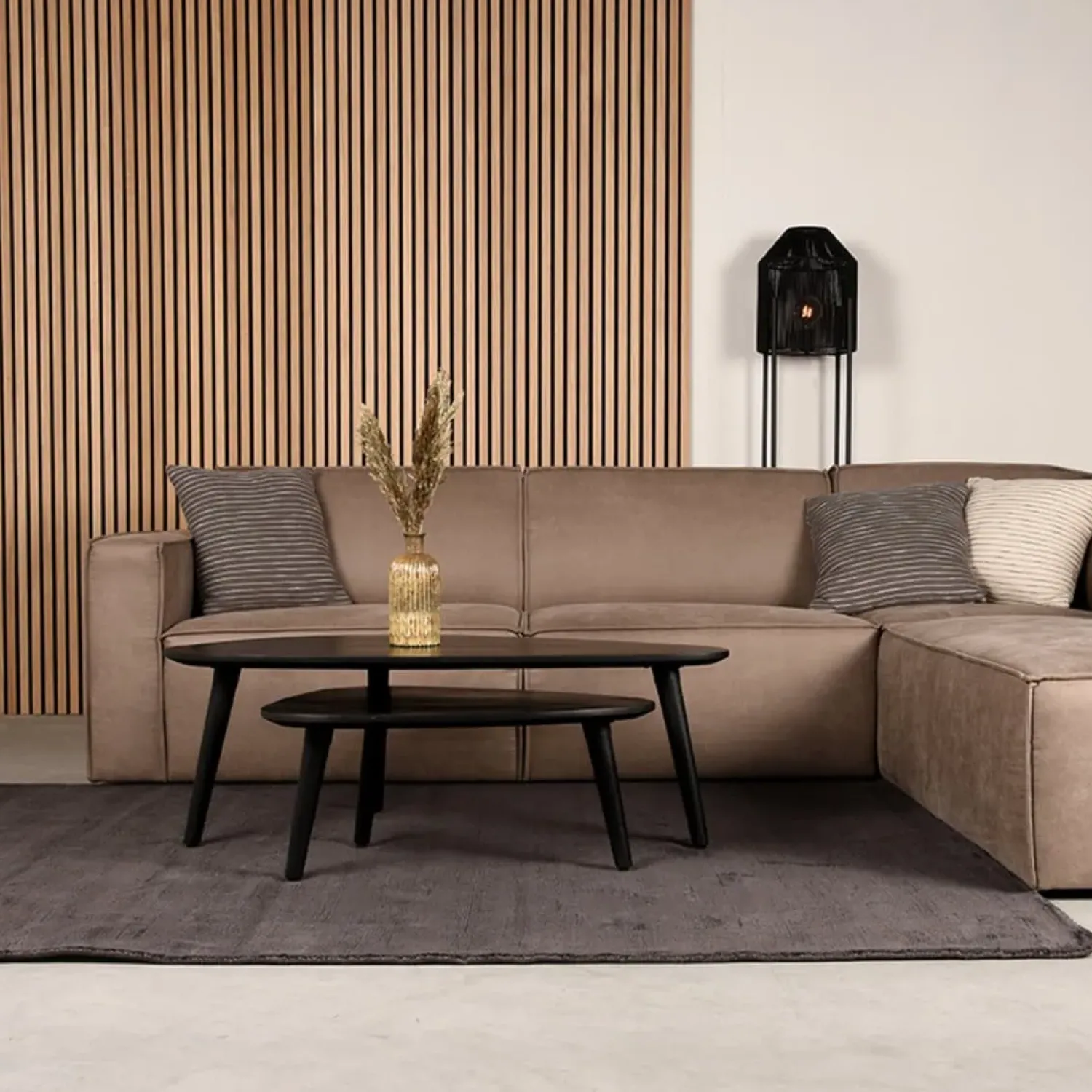 Label51 Vloerkleden|Vloerkleed Velvy Antraciet Synthetisch 200x300cm