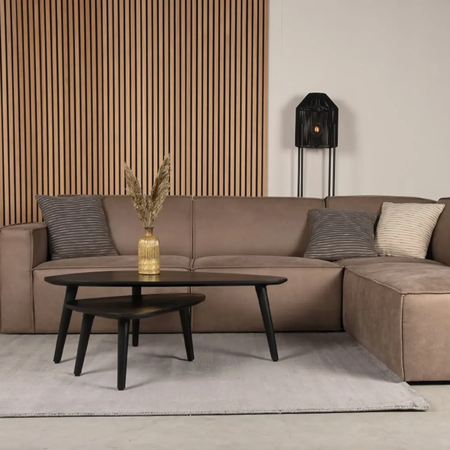 Label51 Vloerkleden|Vloerkleed Velvy Grijs Synthetisch 160x230cm