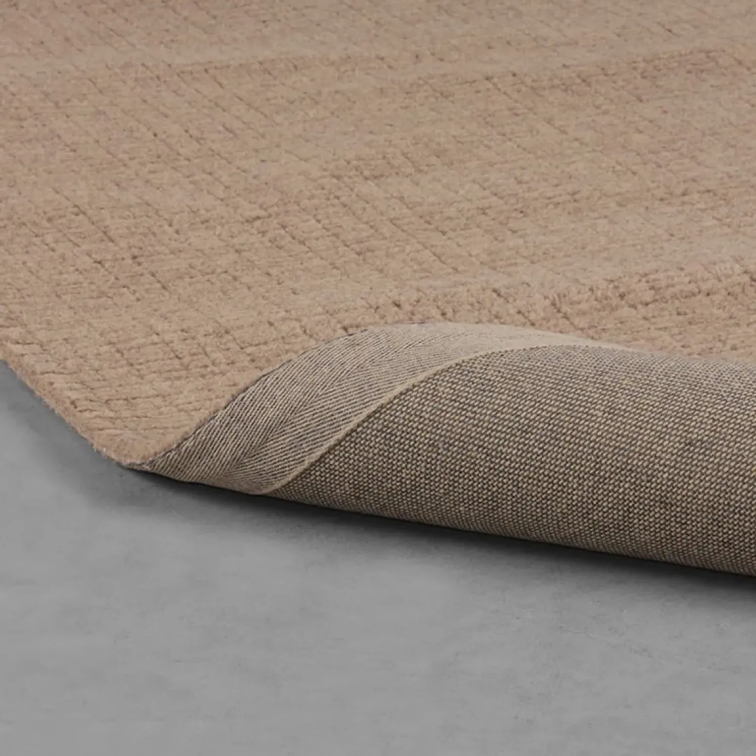 Label51 Vloerkleden|Vloerkleed Wolly Taupe Wol 200x300cm