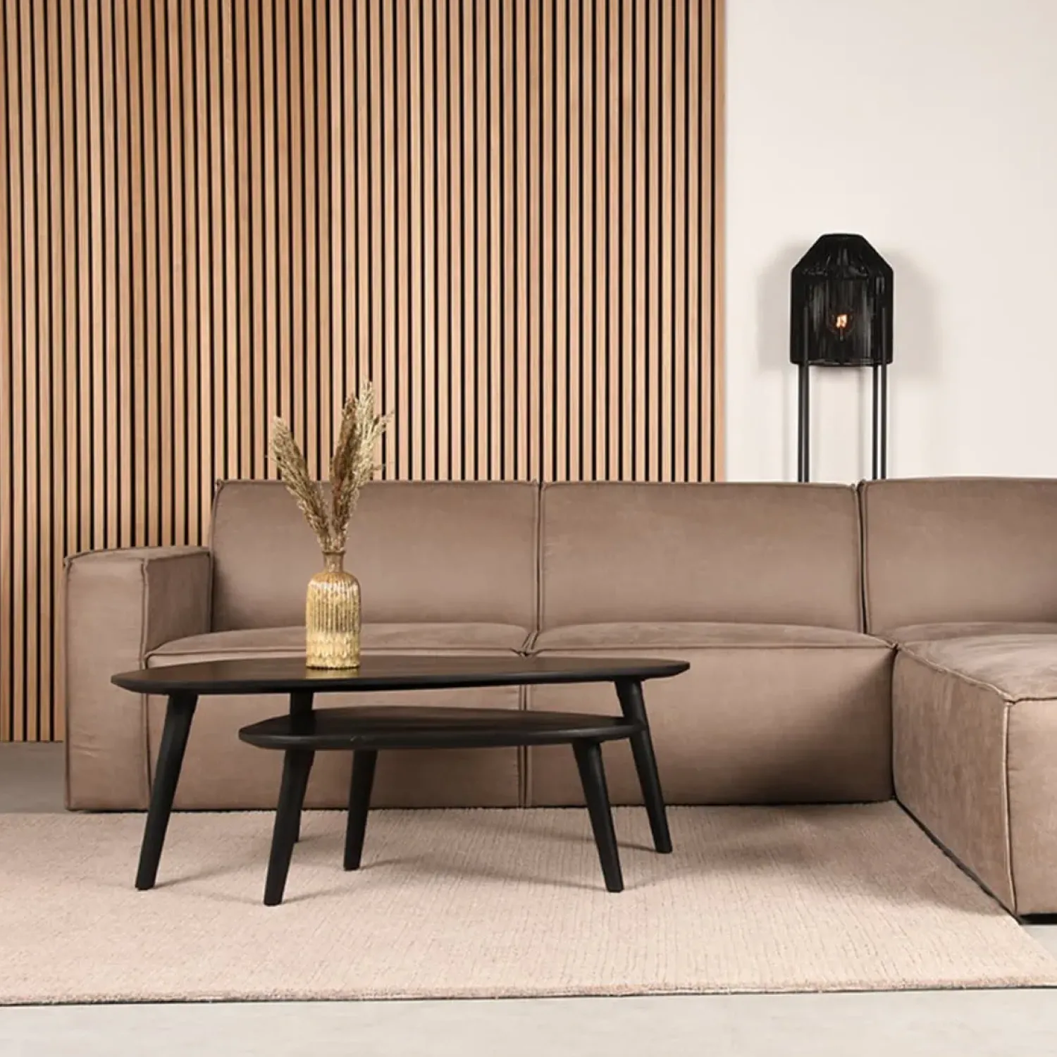 Label51 Vloerkleden|Vloerkleed Wolly Taupe Wol 160x230cm