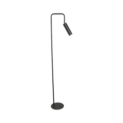Label51 Vloerlampen|Vloerlamp Ferroli 1-Lichts Zwart Metaal