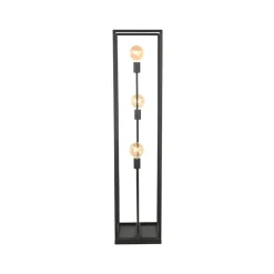 Label51 Vloerlampen|Vloerlamp Tetto 3-Lichts Zwart Metaal