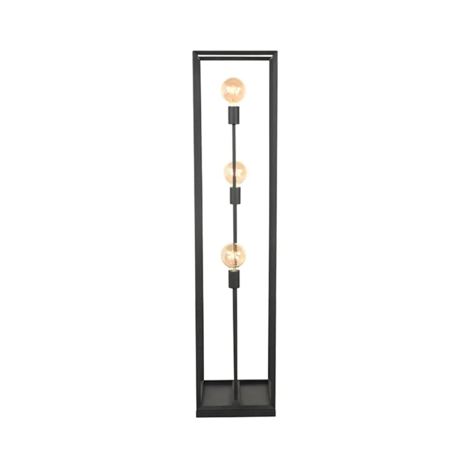 Label51 Vloerlampen|Vloerlamp Tetto 3-Lichts Zwart Metaal