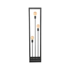 Label51 Vloerlampen|Vloerlamp Tetto 3-Lichts Zwart Metaal