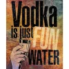 Cavetown Metalen Borden|Vodka Fun Water Wodka - metalen bord