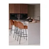 WOOOD Barkrukken|Vogue Barstoel Hoog Velvet Roest