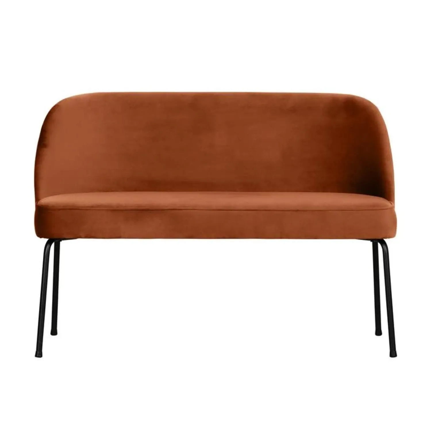 WOOOD Eetkamerbanken|Eetkamerbanken|Vogue Eetkamerbank Velvet Roest 120cm