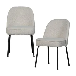 WOOOD Eetkamerstoelen|Vogue Eetkamerstoel Boucle Naturel