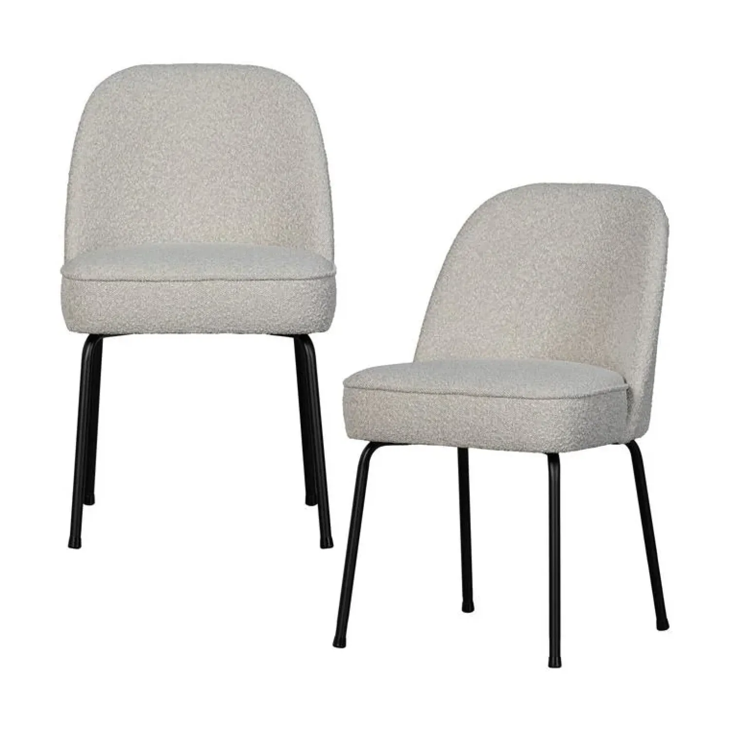WOOOD Eetkamerstoelen|Vogue Eetkamerstoel Boucle Naturel