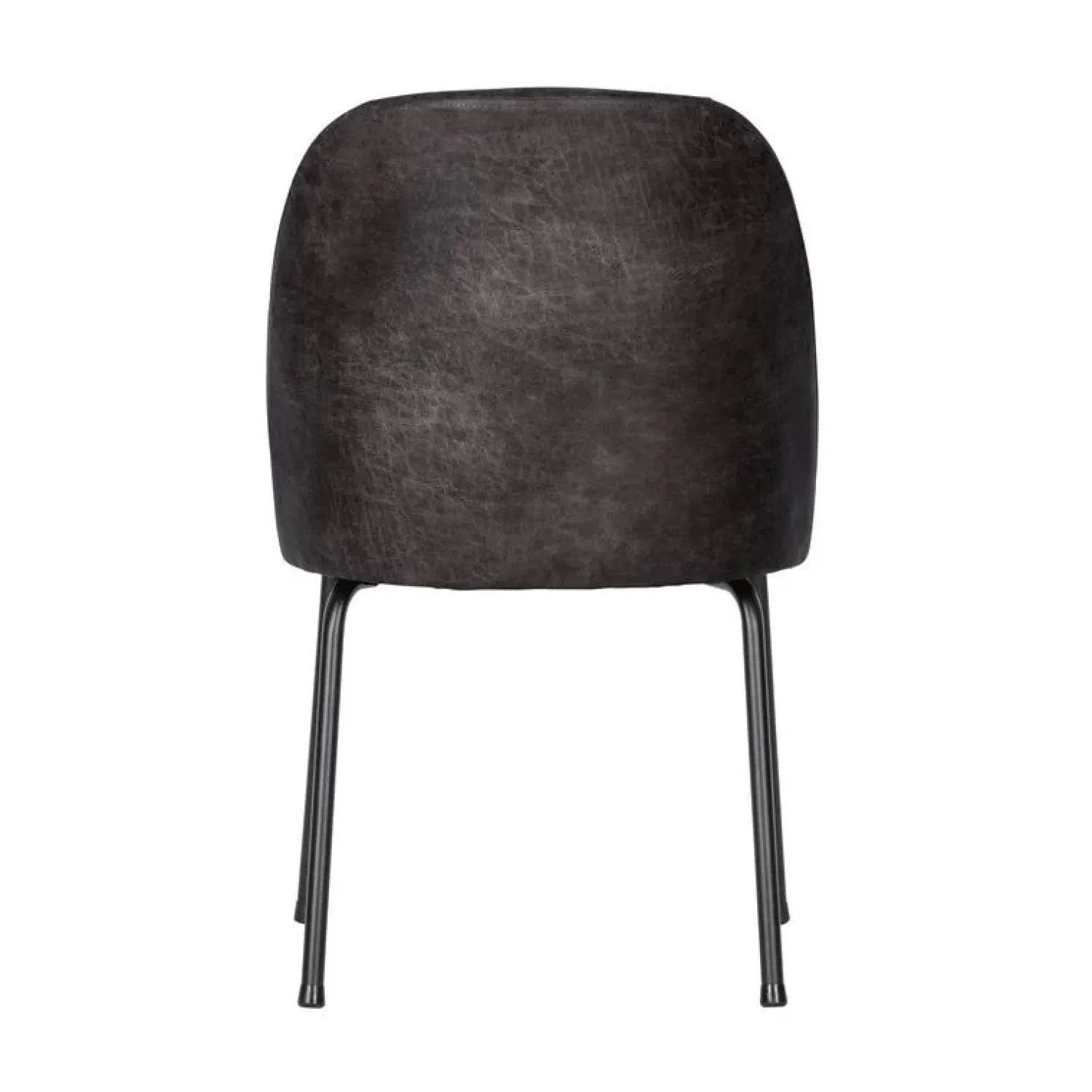 WOOOD Eetkamerstoelen|Vogue Eetkamerstoel Ecoleer Zwart