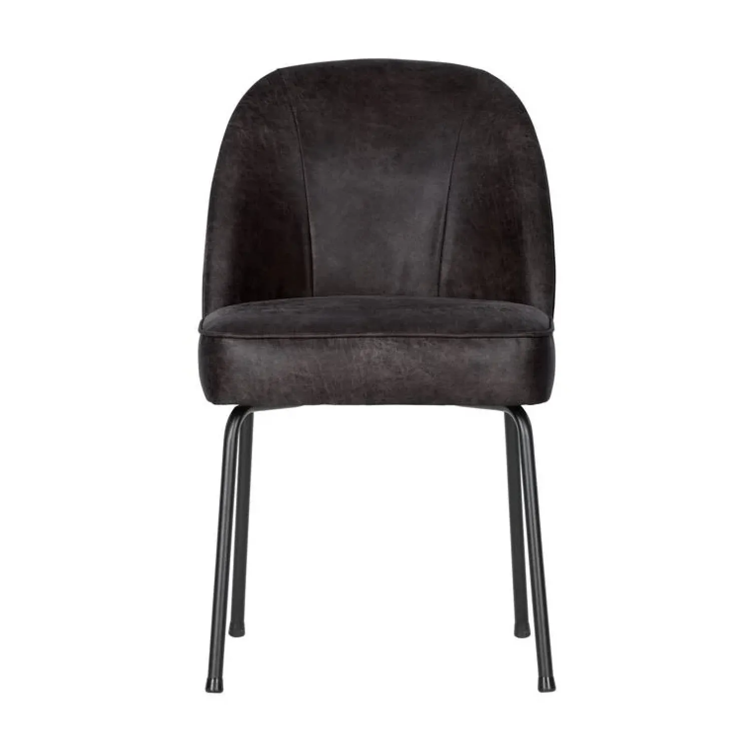 WOOOD Eetkamerstoelen|Vogue Eetkamerstoel Ecoleer Zwart
