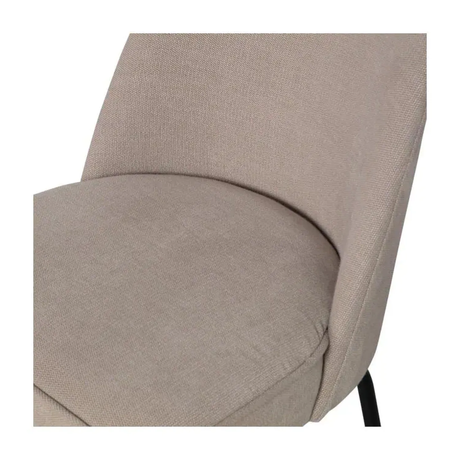 WOOOD Eetkamerstoelen|Vogue Eetkamerstoel Geweven Stof Zand
