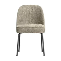 WOOOD Eetkamerstoelen|Vogue Eetkamerstoel Structure Velvet Wheatfield